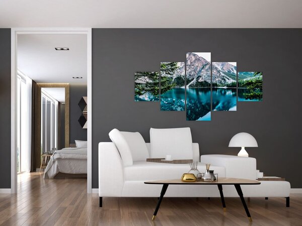 Obraz Jezera v Alpách (125x70 cm)