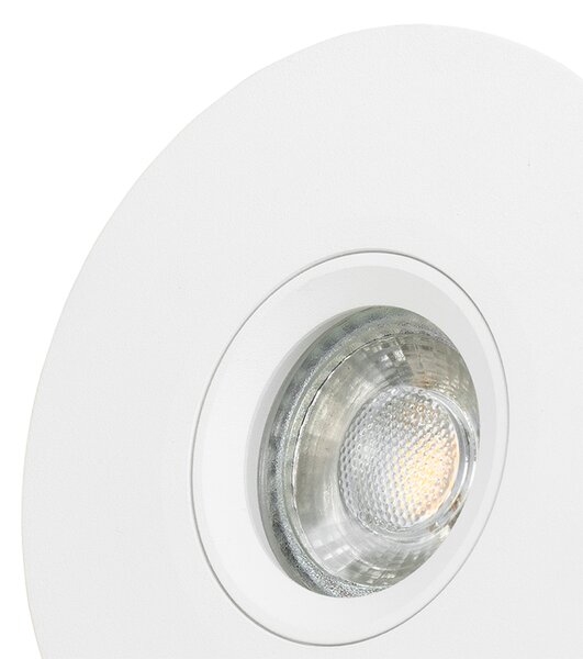 Chytré zapuštěné bodové svítidlo bílé vč. Wifi GU10 50mm - Buco