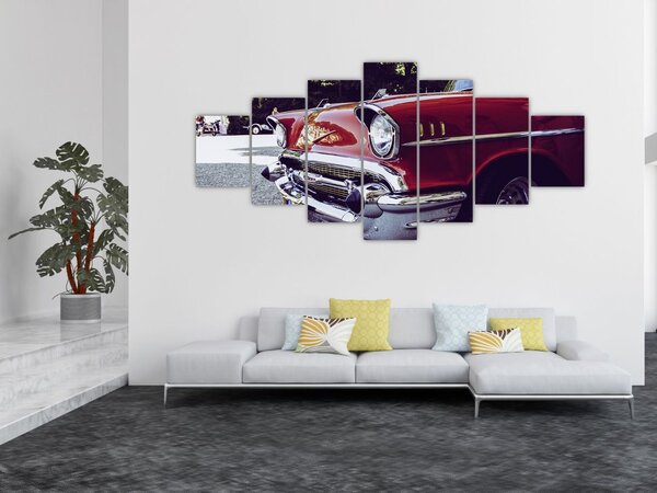 Obraz starého auta (210x100 cm)