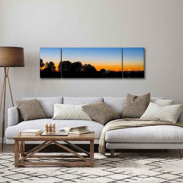 Obraz západu slunce (170x50 cm)