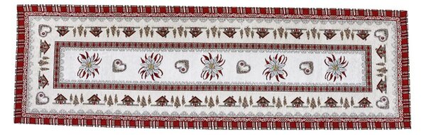 Gobelínový běhoun na stůl Chenille IT032 Barva Vícebarevná Rozměry 40x180 cm