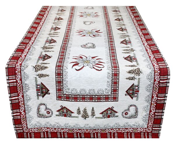 Gobelínový běhoun na stůl Chenille IT032 Barva Vícebarevná Rozměry 40x180 cm