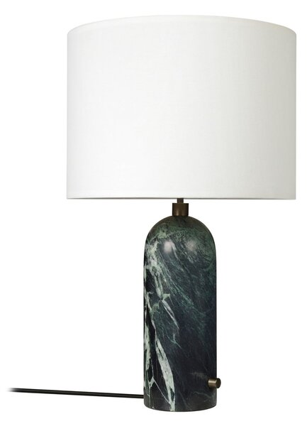 Stolní lampa GUBI, Gravity Large, stmívatelné, Zelená, Obývací pokoj, Kámen, Design