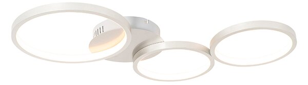 Stropní svítidlo ocelové včetně LED 3-stupňové stmívatelné 3-světlo - Pande