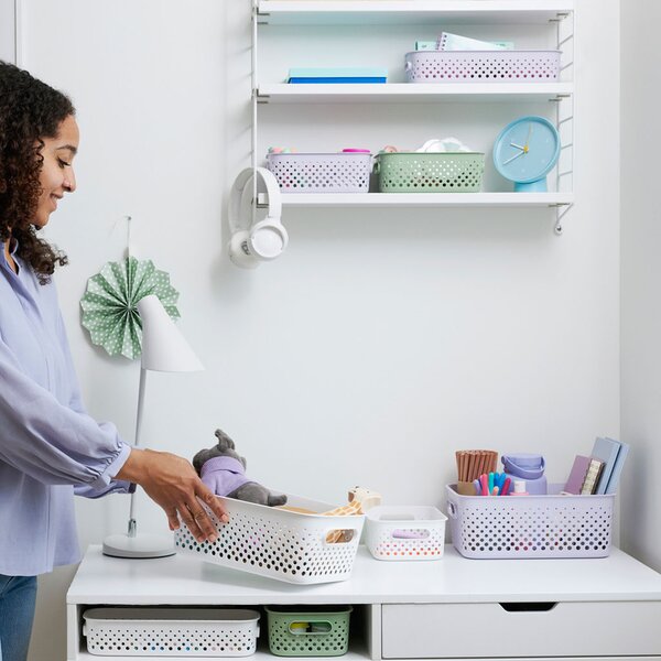 SmartStore Úložný košík Essence L Barva: bílá