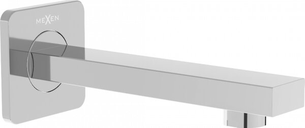 Mexen CUBE, podomítkové vanové rameno 16cm, chrom, 79370-00
