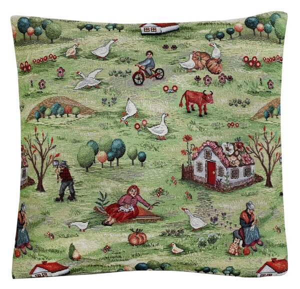 Gobelínový povlak na polštář Eden 1177 Barva Vícebarevná Rozměry 50x50 cm