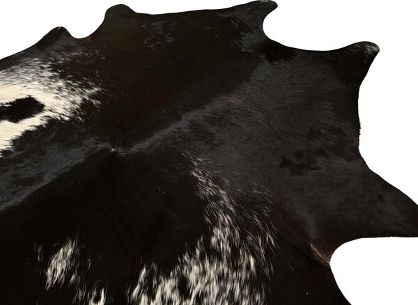 Dekorační hovězí kůže 3,3 m2 černobílá sůl a pepř 456