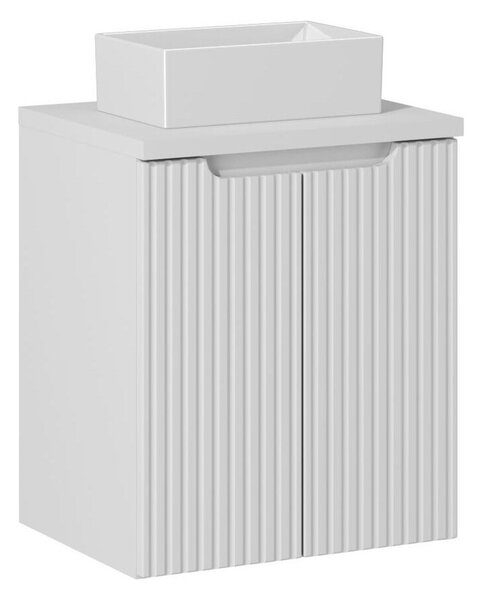 Comad Závěsná skříňka Nova White Gaja III s deskou a umyvadlem 50 cm bílá