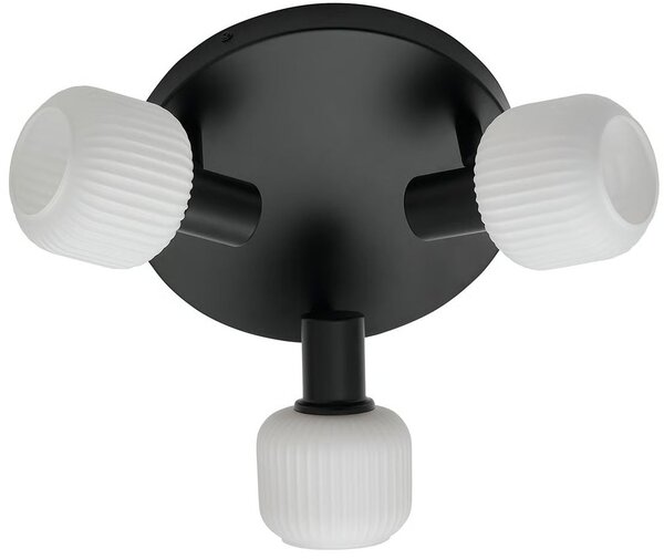 Nordlux Milford stropní světlo 3x25 W černá 2412606003