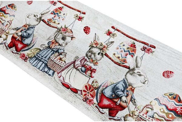 Velikonoční gobelínový běhoun na stůl Chenille IT116 Barva Vícebarevná Rozměry 40x130 cm
