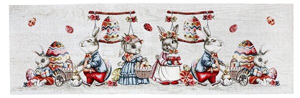 Velikonoční gobelínový běhoun na stůl Chenille IT116 Barva Vícebarevná Rozměry 40x130 cm