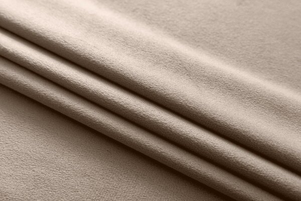 Béžový zatemňovací závěs VELVET 140x270 cm Zavěšení: Řasící páska