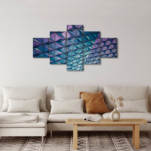 Obraz - barevná struktura (125x70 cm)