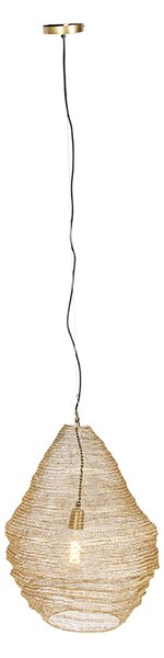 Orientální závěsné svítidlo zlaté 45 cm - Nidum L
