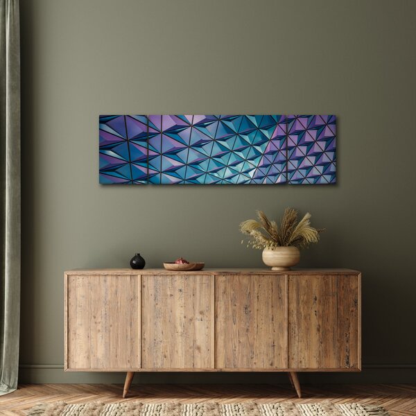 Obraz - barevná struktura (170x50 cm)