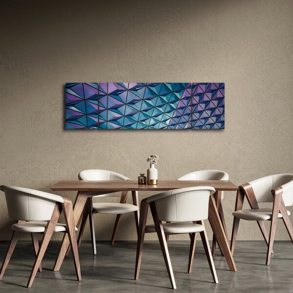 Obraz - barevná struktura (170x50 cm)