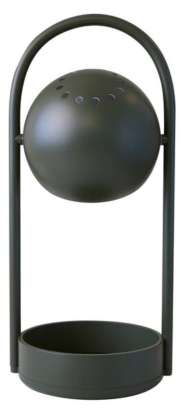 FRANDSEN LED stolní lampa Ball Portable, olivově zelená, ocel, stmívatelný, Zelená, Obývací pokoj / jídelna, kov, Design