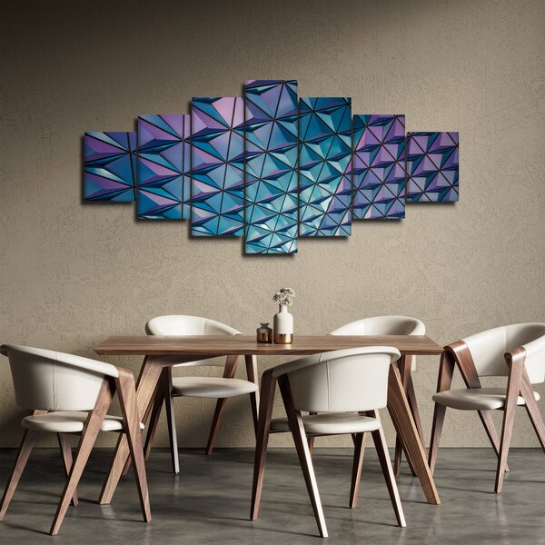 Obraz - barevná struktura (210x100 cm)