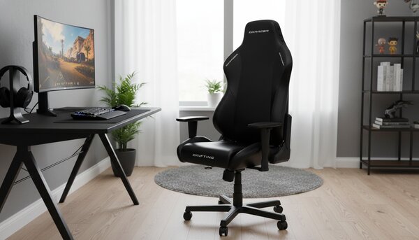 Herní židle DXRacer DRIFTING - černá syntetická kůže