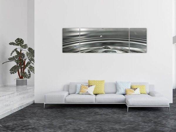 Obraz kapky vody (170x50 cm)