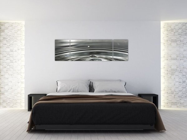 Obraz kapky vody (170x50 cm)