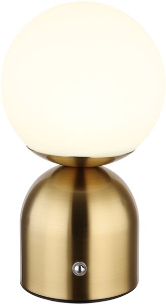 Globo Lighting Julsy stolní lampa 1x2.5 W bílá-mosaz 21006M