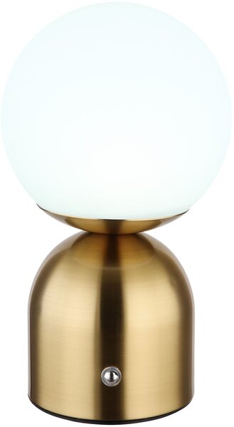 Globo Lighting Julsy stolní lampa 1x2.5 W bílá-mosaz 21006M