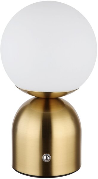 Globo Lighting Julsy stolní lampa 1x2.5 W bílá-mosaz 21006M