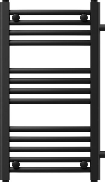 Mexen Ares, topné těleso 700 x 400 mm, 240 W, boční pravé a spodní připojení, černé, W102-0700-400-00-70-S
