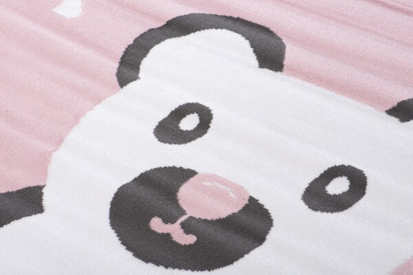 Dětský koberec PINKY DF04A Bear růžový