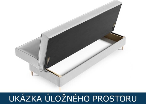 Pohovka s úložným prostorem Garik - Fresh 11 Barva nožiček: Buk přírodní