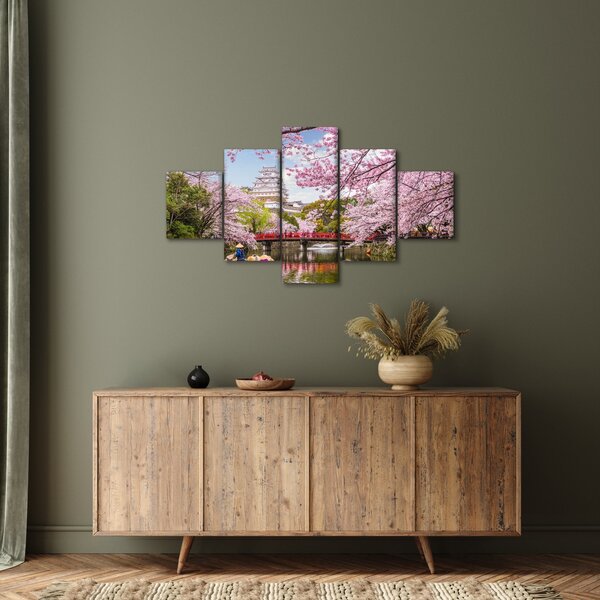 Obraz japonské třešně (125x70 cm)