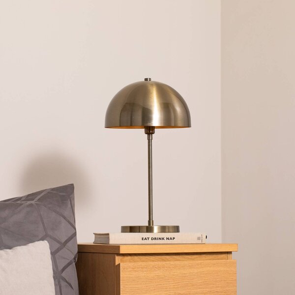 Opviq Stolní lampa Varzan 10857, starozlatá, kov, výška 50 cm, Bronz / starožitná mosaz, Obývací pokoj / jídelna, kov
