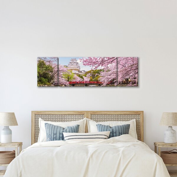 Obraz japonské třešně (170x50 cm)