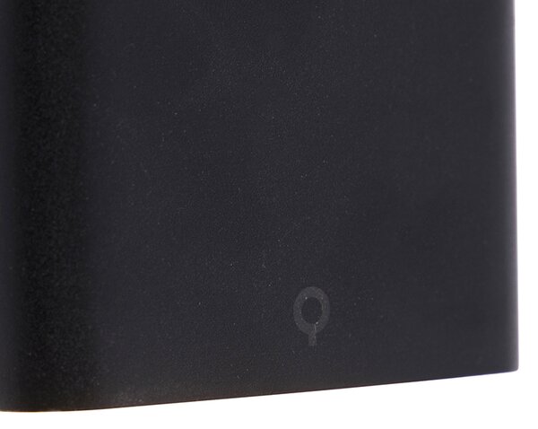 Moderní venkovní nástěnné svítidlo černé 11,5 cm vč. LED IP65 - Batt