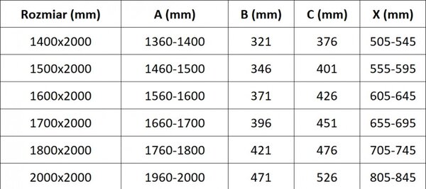 Mexen Velar Duo, posuvné sprchové dveře do otvoru 200 cm, 8mm šedé sklo, bílá matná, 871-200-000-42-20