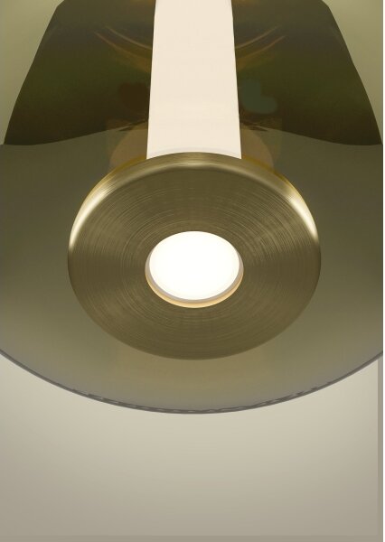 Eglo 390463 -LED Stm. lustr na lanku FRUITERA LED/5,5W/230V + LED/1,6W zlatá