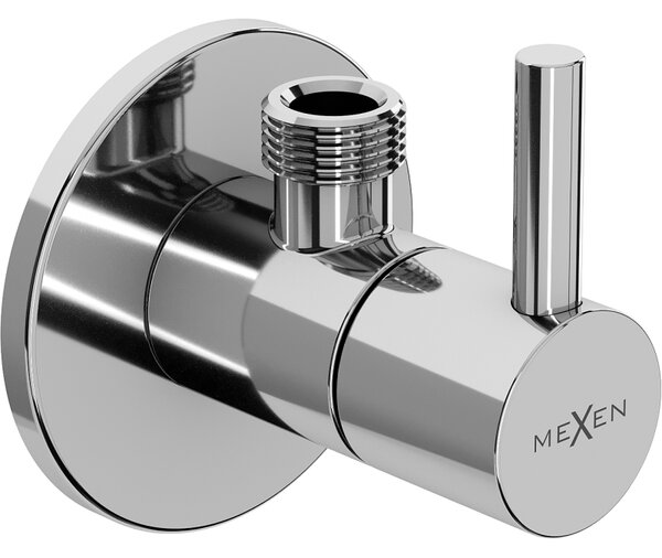 Mexen R2, rohový ventil pro baterii 1/2"x3/8", chromová, 79972-00
