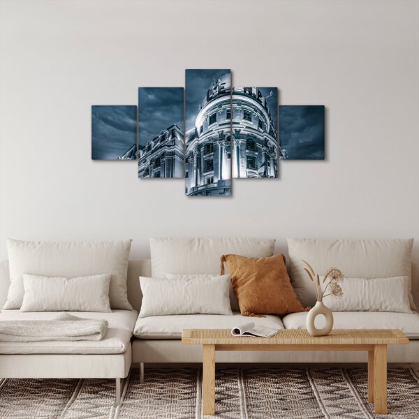 Obraz architektury v temnu (125x70 cm)