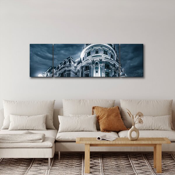 Obraz architektury v temnu (170x50 cm)