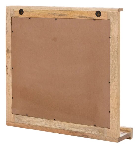 Sob nábytek - Zrcadlo s poličkou 70x76 Puma masiv mango - F0A00000520W