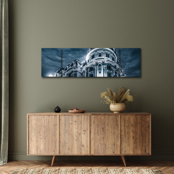 Obraz architektury v temnu (170x50 cm)
