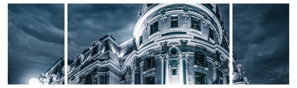Obraz architektury v temnu (170x50 cm)