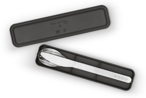 Brabantia Make & Take sada příborů 18.5x4.5x2.1 cm šedá-ocel 206641