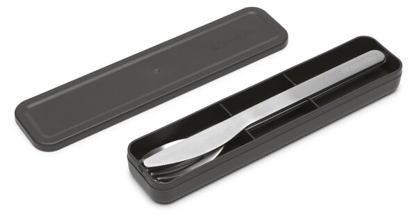 Brabantia Make & Take sada příborů 18.5x4.5x2.1 cm šedá-ocel 206641