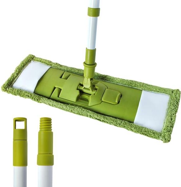 Mop na podlahu s násadou TORO zelený