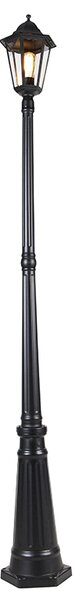 Klasická venkovní lampa černá 200 cm IP44 - Havana