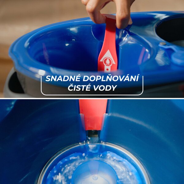 VILEDA H2prO třásňový rotační mop
