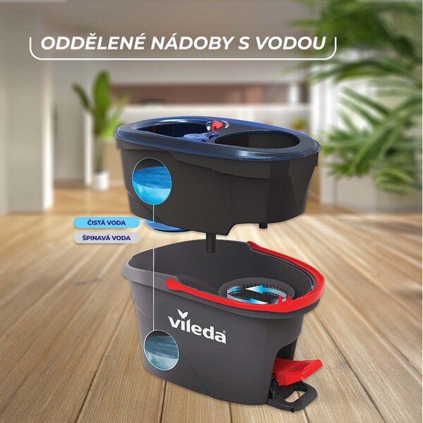VILEDA H2prO třásňový rotační mop